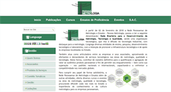 Desktop Screenshot of paranametrologia.org.br